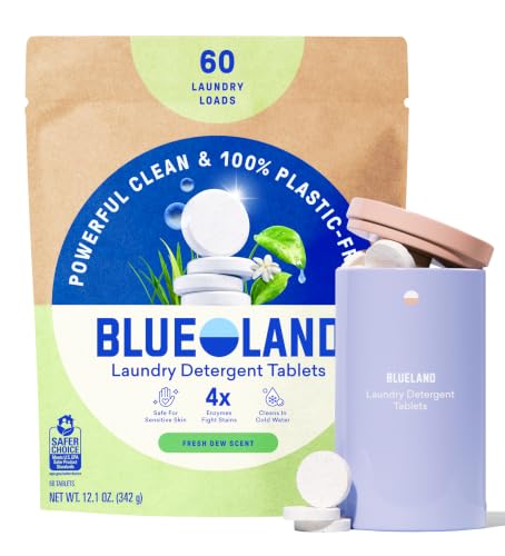 100% Plastic Free Laundry Detergent Tablets Set