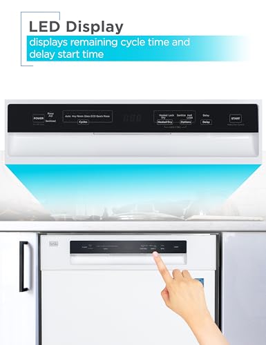 24" Built In Dishwasher (White - 100MW)