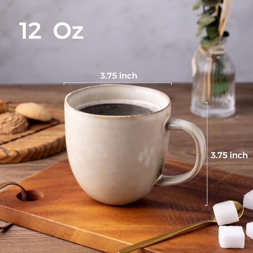 12oz Coffee Mugs (Set of 6 / Cappuccino)