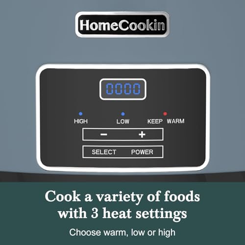 7 Quart Programmable Slow Cooker with Timer Keep Warm