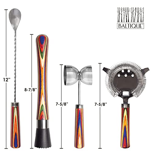 Baltique Marrakesh 4 Piece Bartender Kit (4-pc. Bartending Kit)