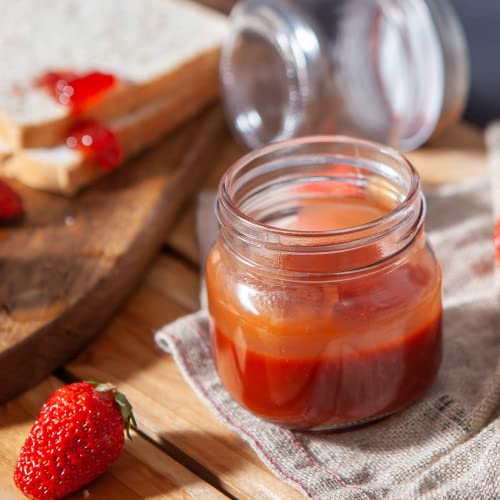 Mason Jars Glass Jars With Lids 8 oz (8oz - Silver Lid)