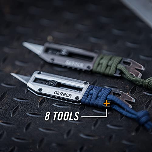 Prybrid X EDC Pocket Knife Multitool with Bottle Opener (Multi-Tool & Paracord-Blue)