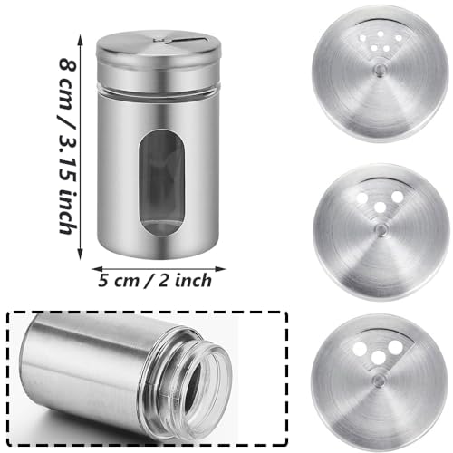 6 Pack Salt and Pepper Shakers (80ml 6 Pack)