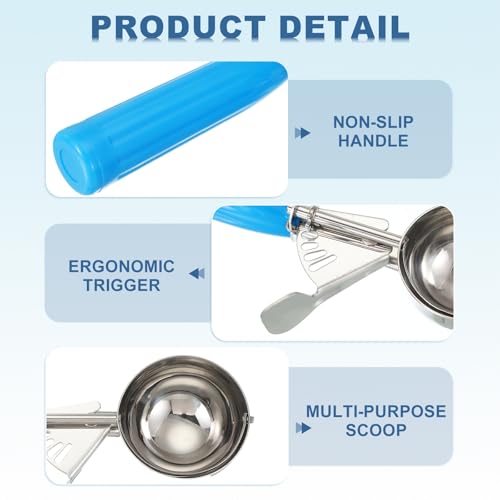 3 Pcs Cookie Scoops Ice Cream Scoop w