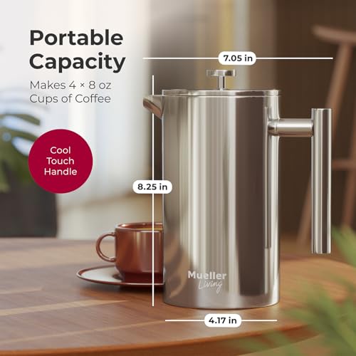 Living French Press Coffee Maker 34oz (34oz)