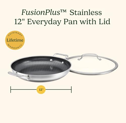 FusionPlus Everyday Pan with Lid (12-inch Pan)