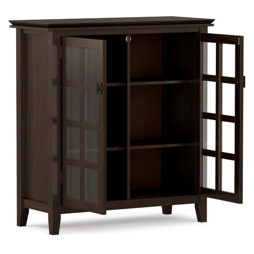 Artisan 38" Wide Solid Wood Cabinet in Brunette Brown (Tobacco Brown / 16.1"D x 38"W x 40.6"H)
