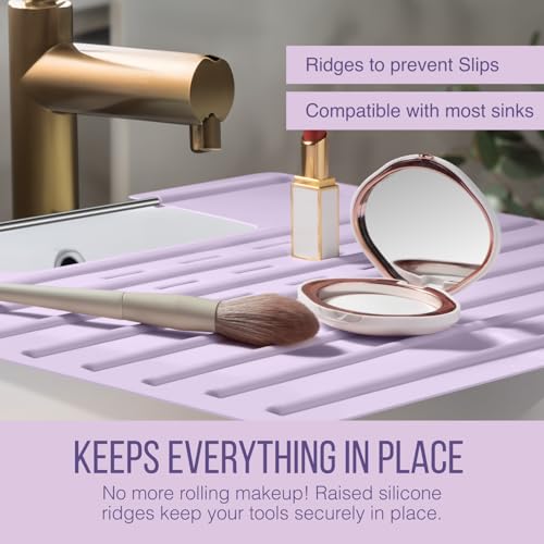Bathroom Sink Cover for Counter Space (Lavender / Large)