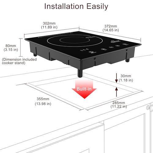 Built in Induction Cooktop (Medium)