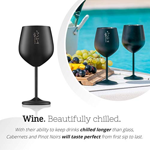 Stainless Steel Wine Glass (2 Count)
