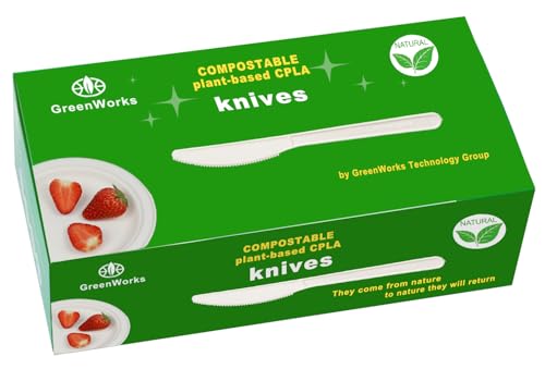 Compostable Knives (100 Count (Pack of 1) / Knives)
