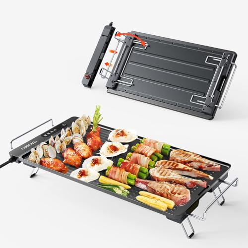 Electric Griddle with Removable Touch Panel