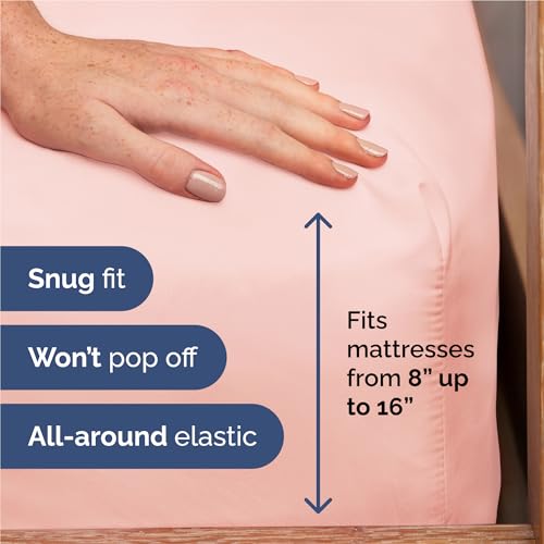 Full Size 4 Piece Sheet Set (31 - Baby Pink / Full)