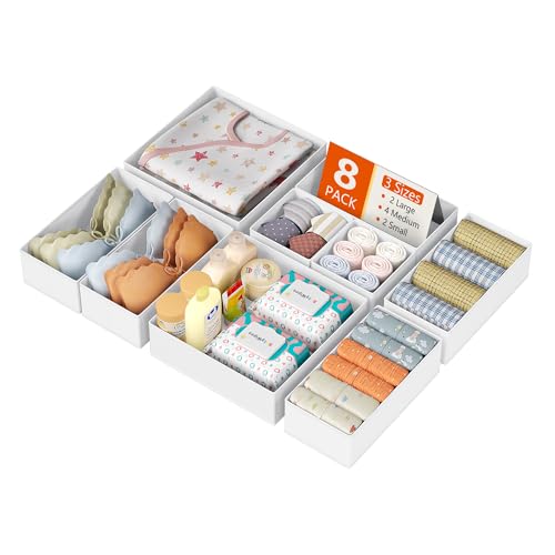Drawer Organizer Clothes (8 Count)