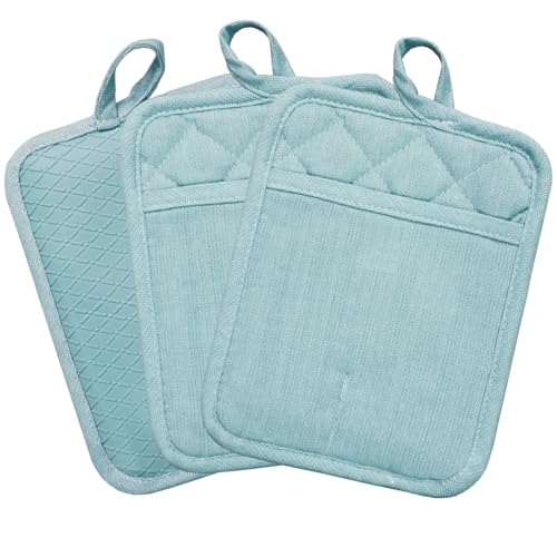 Pot Holders Yarn (Potholders / Pot Holders Blue)