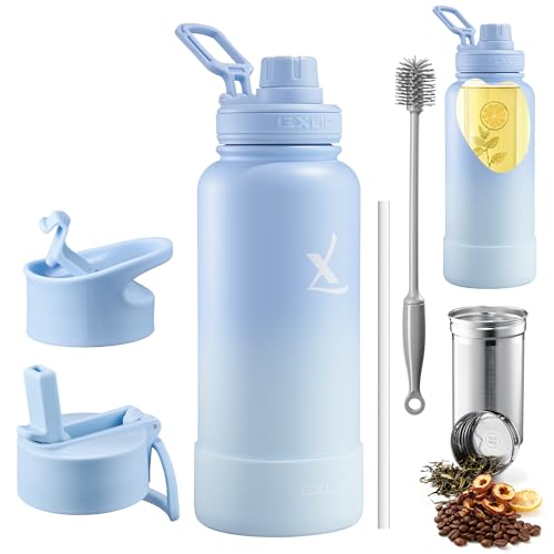 Tea Infuser Water Bottle 32 Oz (Sky / 32 Ounces)