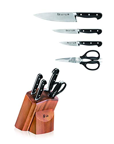 V2 Series 1022520 German Steel Forged 5 (5-Piece Knife Block Set)
