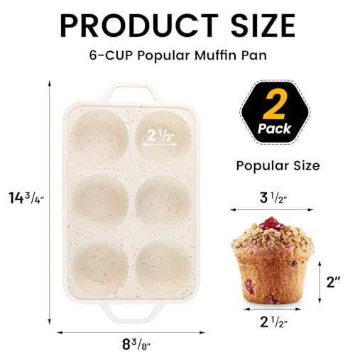 Jumbo Muffin Pan with Metal Reinforced Frame (Jumbo)