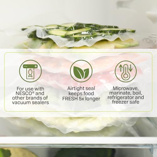 VS 03R Vacuum Sealer Bags for Home Food Storage (Vacuum Seal Rolls / 8" x 20')