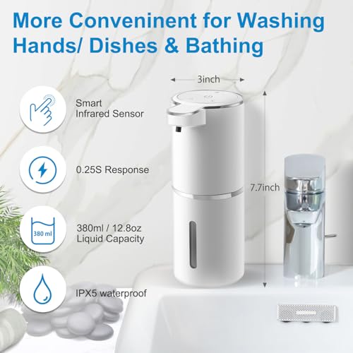 Automatic Foaming Soap Dispenser (White / Foam)