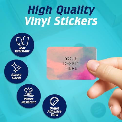 Custom Vinyl Stickers Your Image (Rose / 6x4)