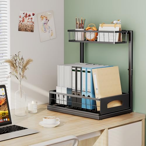Under Sink Organizer (2 Pack / Black)