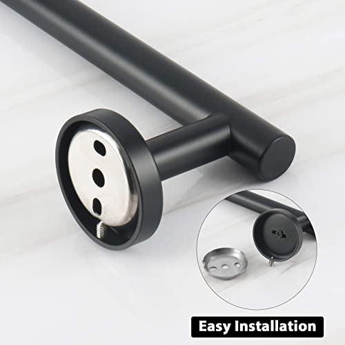 Bath Towel Bar (Matte Black / 16 Inch)