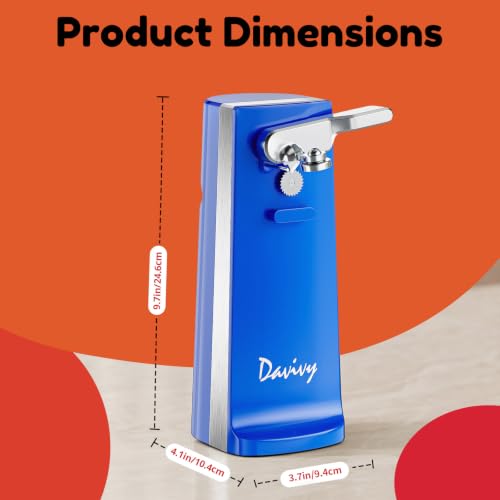 Electric Can Opener (Blue-ABS)
