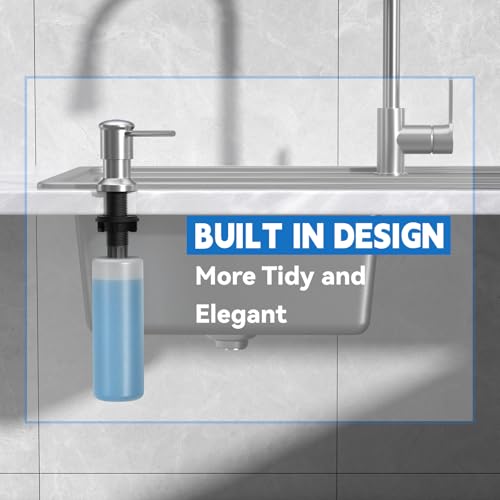 Dish Soap Dispenser (Brushed Nickel / With Bottle)