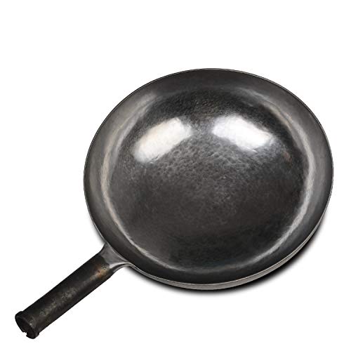ZhenSanHuan Chinese Hand Hammered Iron Woks and Stir Fry Pans