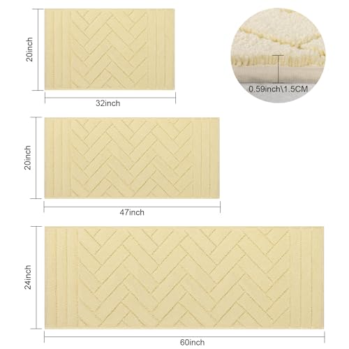 Indoor Doormat (Cream Yellow / 48" x 20" (Rectangular))