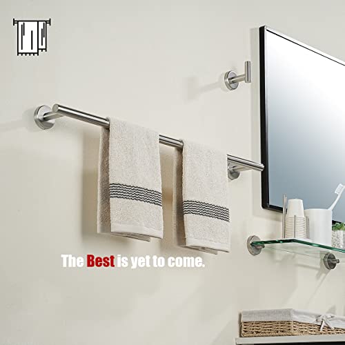 Bath Towel Bar (Brushed / 27 Inch (2 Pack))
