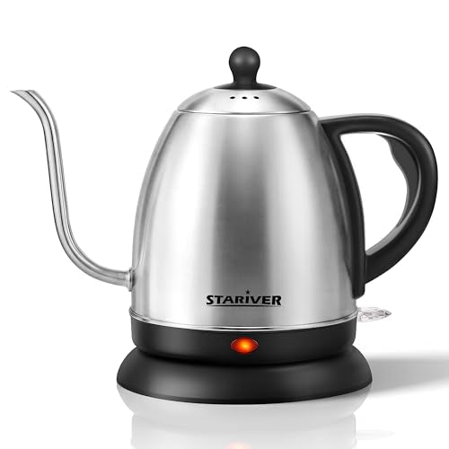 Gooseneck Electric Kettle (Silver)