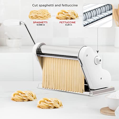 Classic 260 Pasta Maker Machine (White)