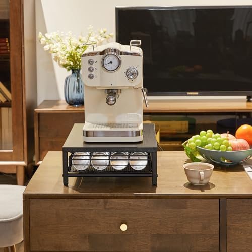 Coffee Pod Drawer Holder for Nespresso Vertuo Pods (40 Pods Nespresso / Black)