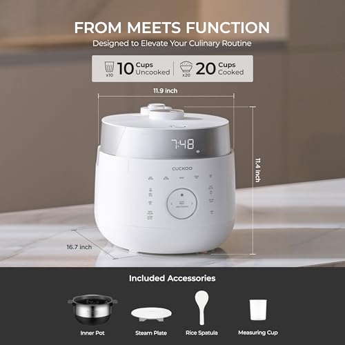 Twin Pressure Induction Rice Cooker (10 Cup)