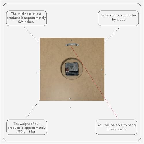 Handmade Copper Wall Clock Artisan Touch in Every Piece (Aged Grace / 20)