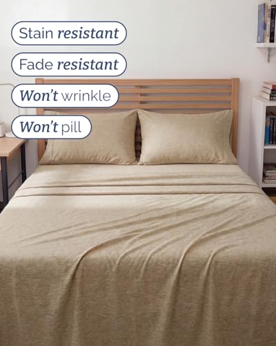 Full XL Sheets (37 - Heathered Tan / Full XL)