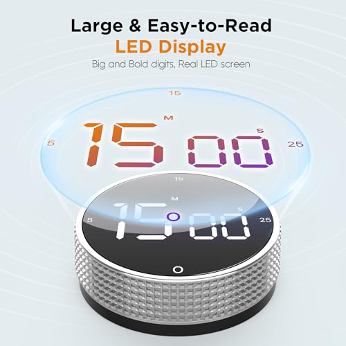 Digital Kitchen Timer (Silver)
