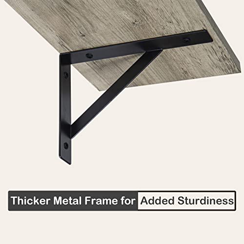 Long Wall Shelves (Grey Wash / 31.5 Inch)