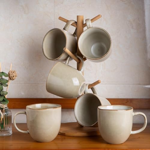 12oz Coffee Mugs (Set of 6 / Cappuccino)