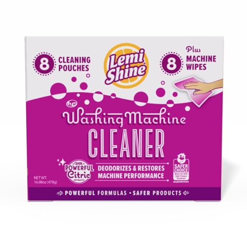 Washing Machine Cleaner Plus Machine Wipes (16.88 Ounce (Pack of 1))