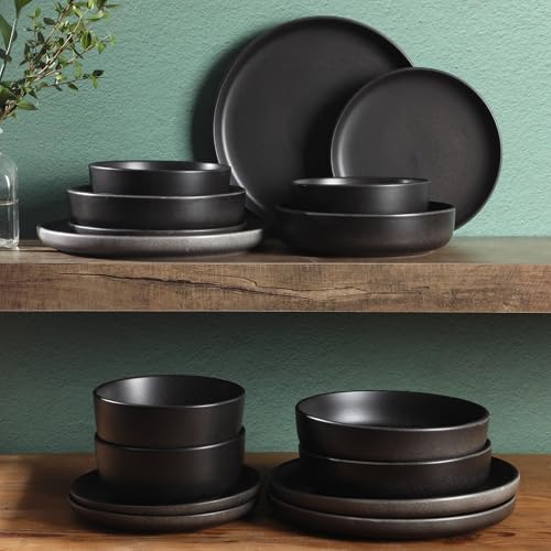 Pasco 16 Piece (Service for 4 (16pcs) / Black (Pasco))