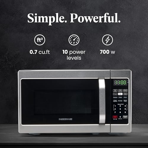0.7 Cu. Ft. Countertop Microwave Oven (0.7 Cu. Ft. / Stainless Steel)
