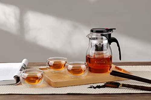 Glass Teapot with Removable Infuser (25oz(750ml))