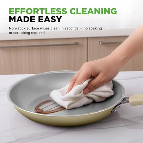 20 Piece Nonstick Cookware & Bakeware Set (White)