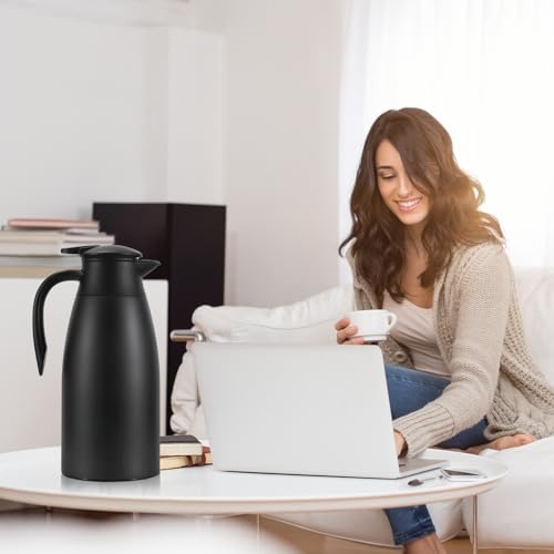 70 oz Thermal Coffee Carafe (black+black / 70 Ounces)