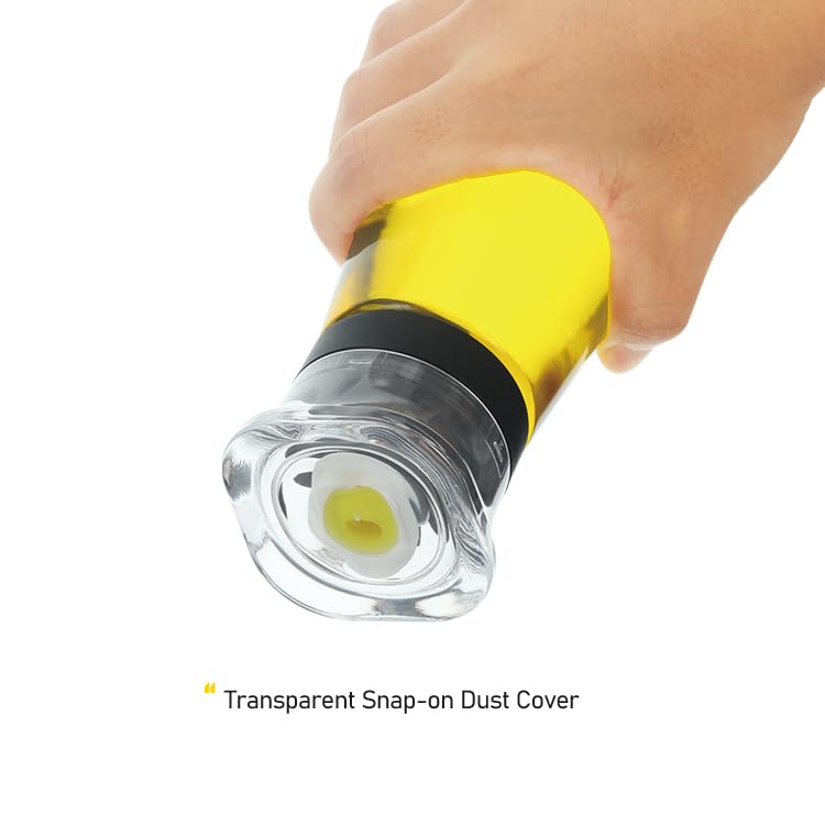 2 Pcs Glass Olive Oil and Vinegar Dispenser Bottles Set for Kitchen Cooking with Silicone Dual Pouring Spout (White / 5.4 oz)