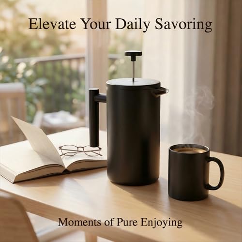 34oz Black Coffee Maker (Black)
